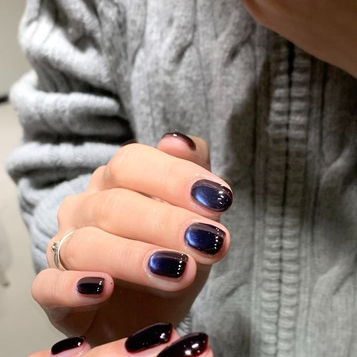 Magnetic Ombre Nail Art