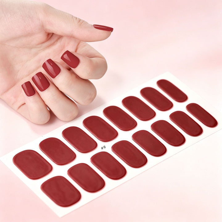 Premium Glossy Press-On Nail Set