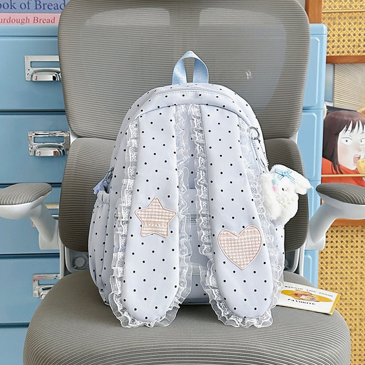 Cute Bunny-Ear Drawstring Backpack Kalsten
