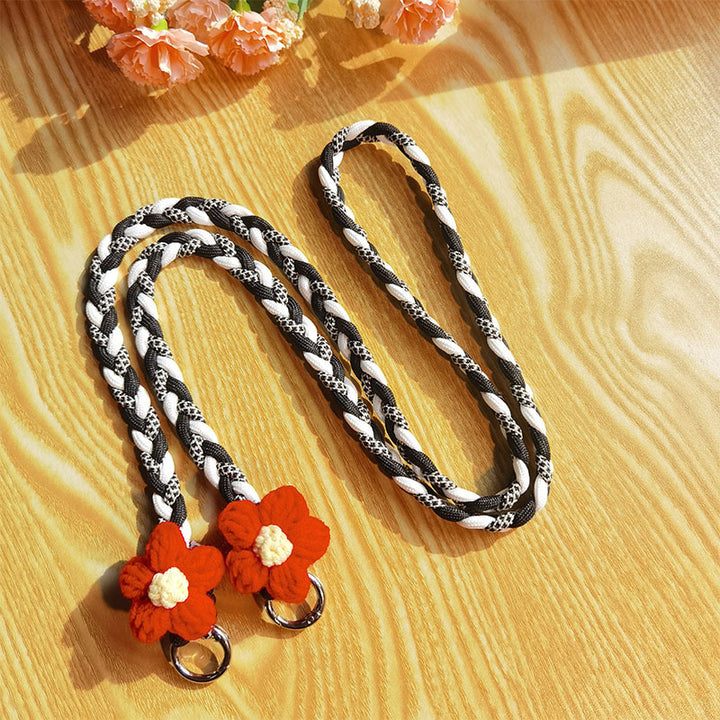Woven Floral Pattern Utility Lanyard Kalsten