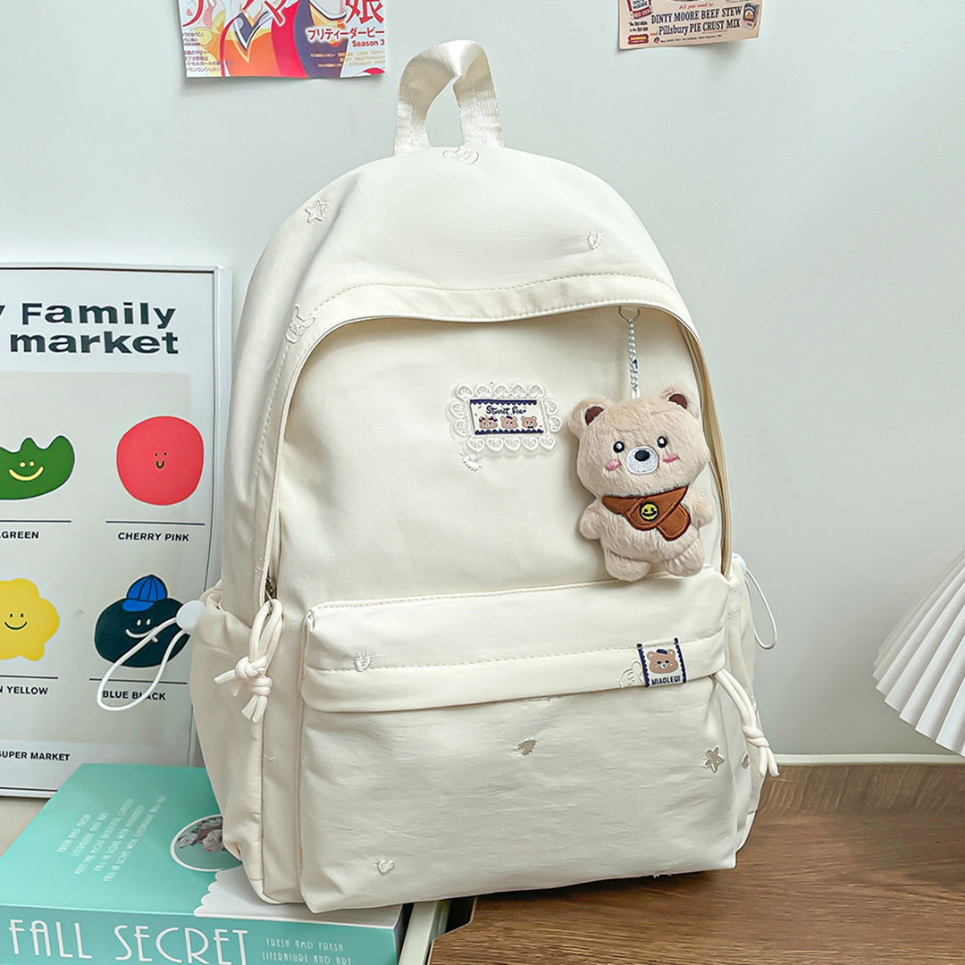 Stylish Floral-Embellished Backpack Kalsten