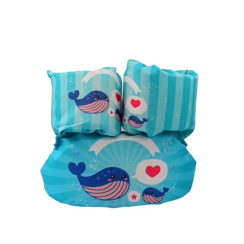 Women's Inflatable Swim Aid with Colorful Flamingo Design Kalsten