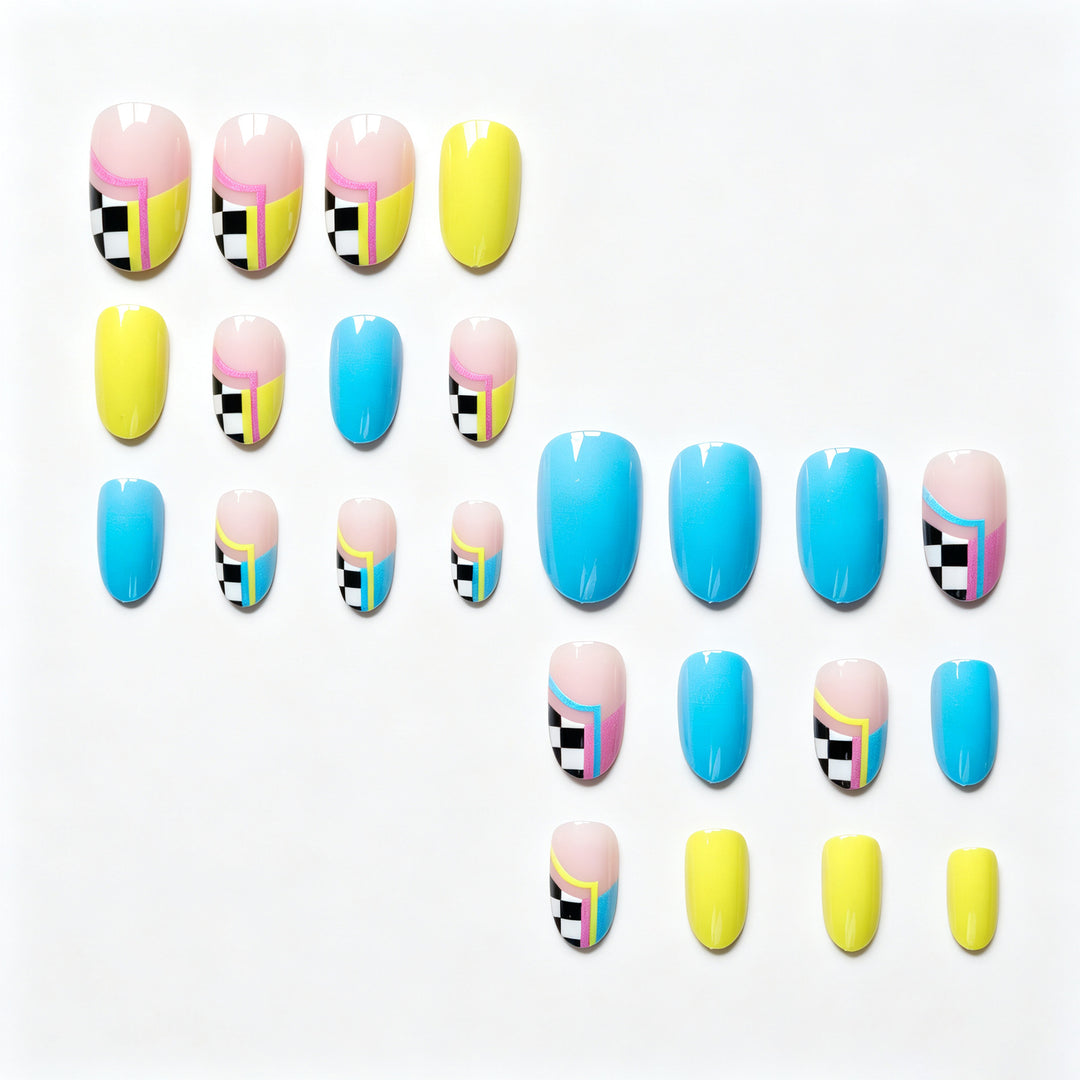 Creative Abstract Nail Design
