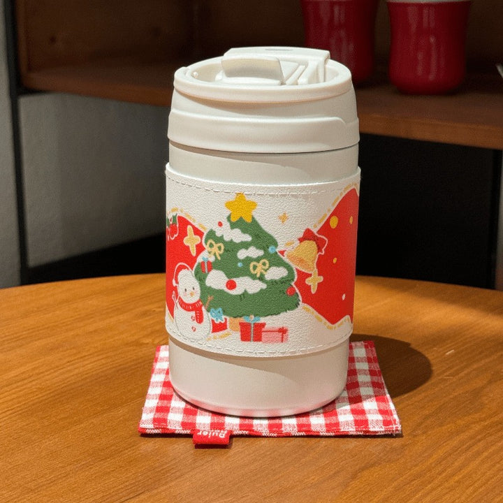 Women's Insulated Coffee Mug with Elegant Design and Safe Lid System Kalsten