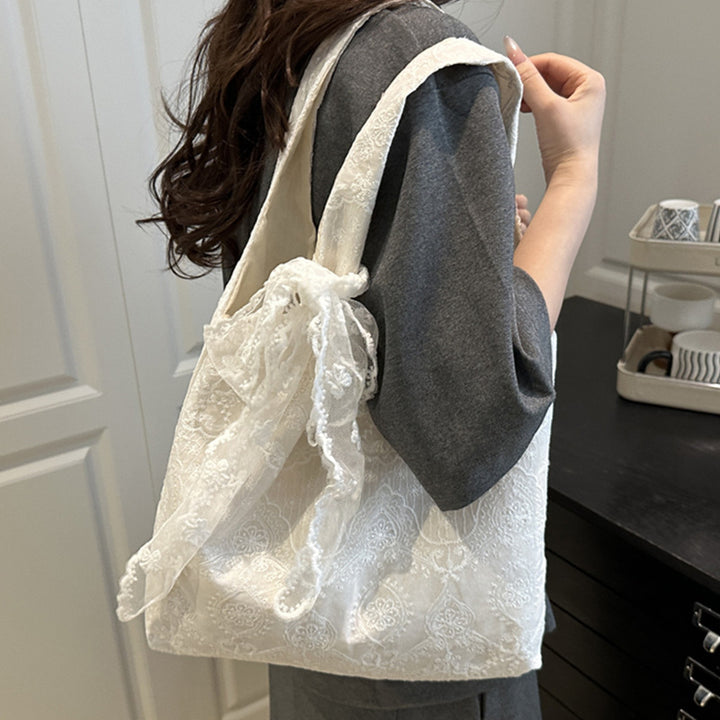 Elegant Lace Detail Handbag