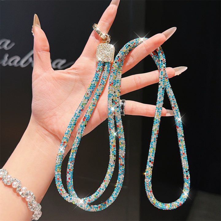 Rhinestone-Embellished Eyewear Lanyard Kalsten