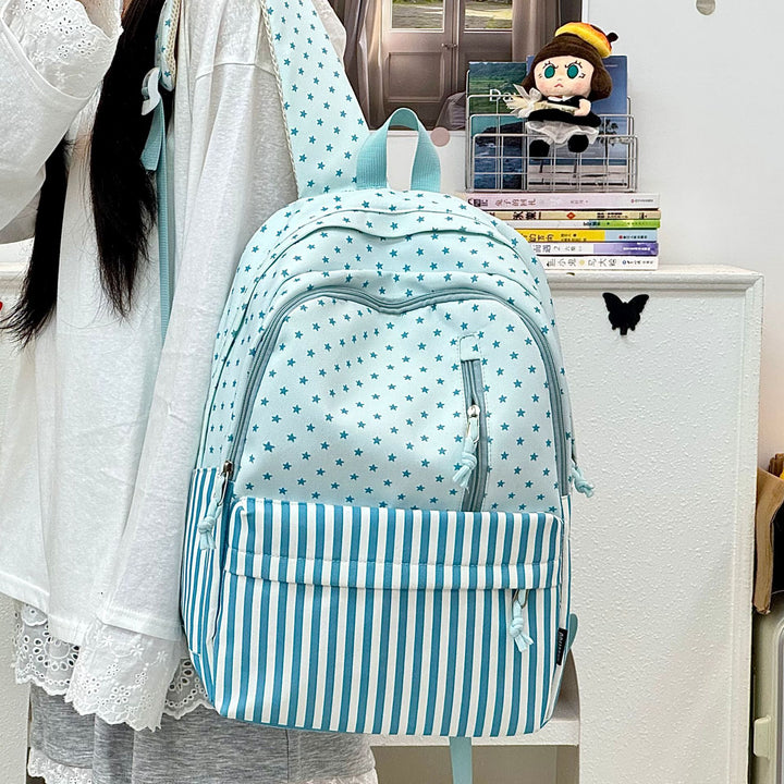 Stylish Star-Printed Large Capacity Backpack Kalsten