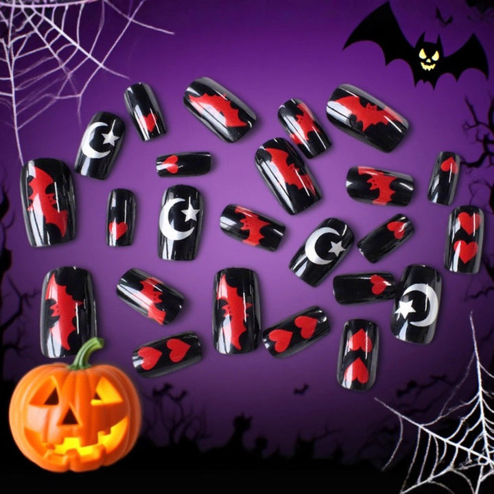 Halloween-Themed Nail Art Design Kalsten