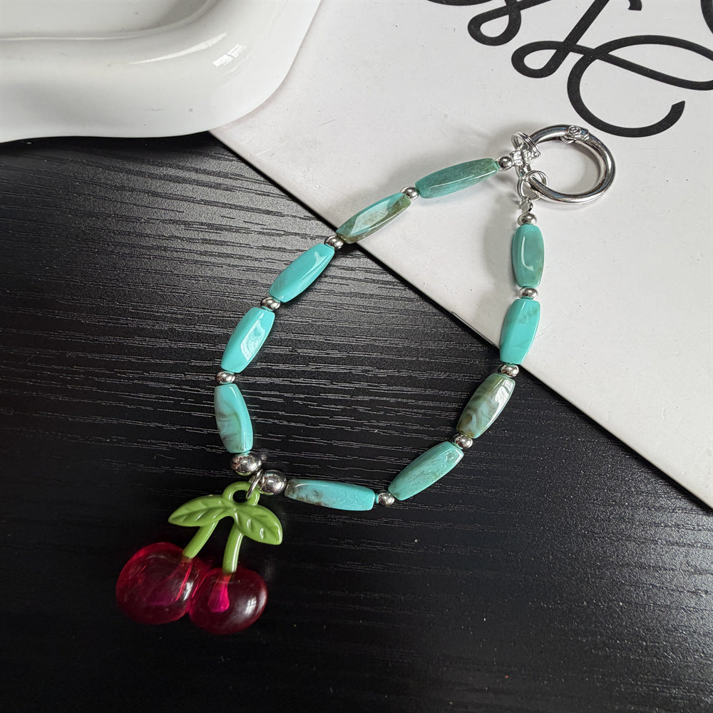Charming Cherry Pendant Bracelet Kalsten