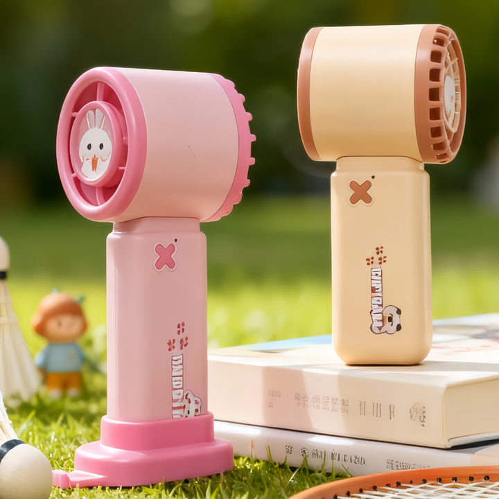 Ladies Portable Hand Fan in Playful Animal Design Kalsten