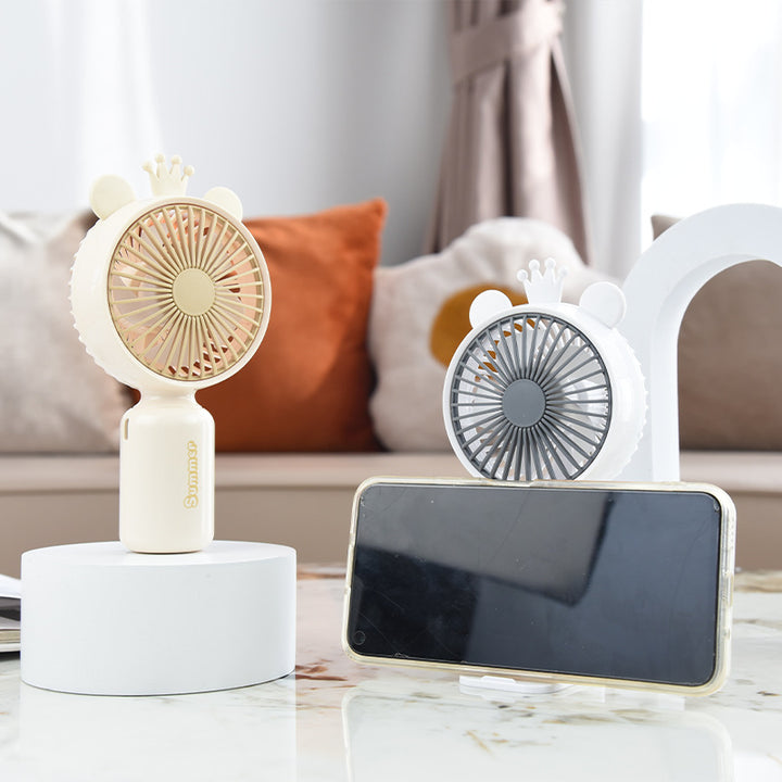 Portable Deer-Themed Handheld Cooling Fan Kalsten
