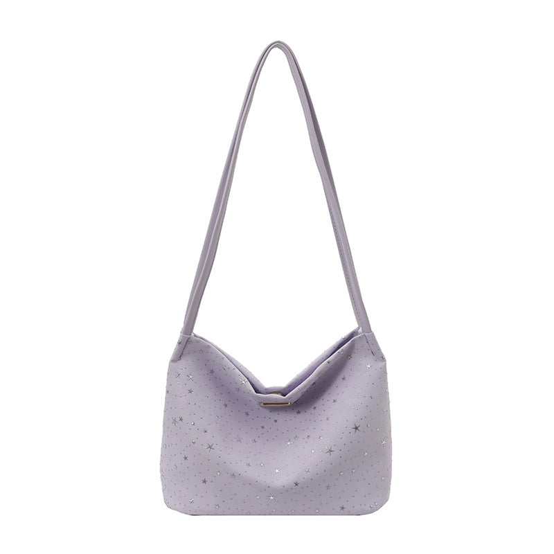 WoStylish Star-Embellished Hobo Bag Kalsten