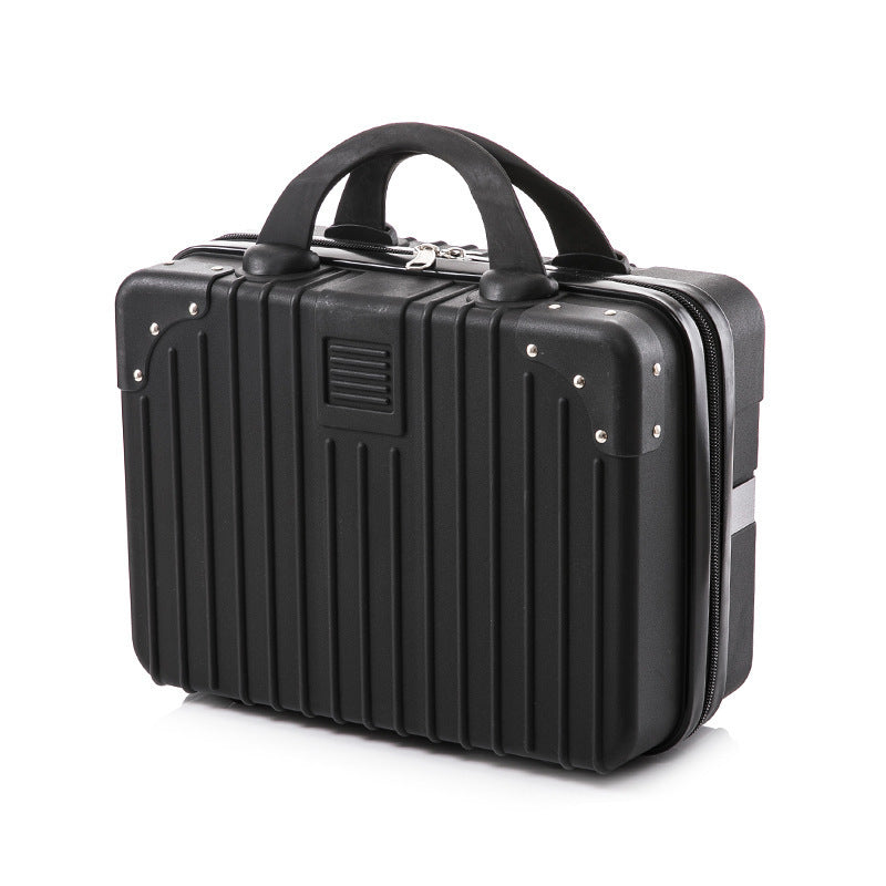 hard-shell cosmetic travel case with double top handles and reinforced corner protectors Kalsten