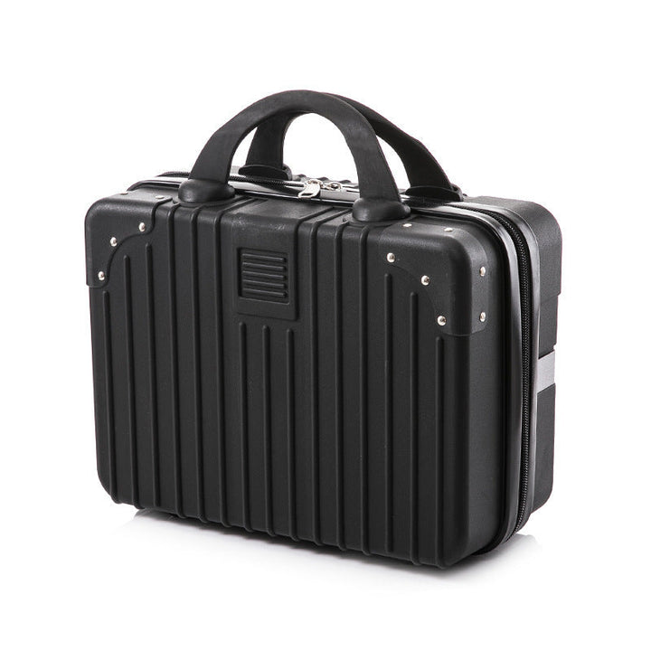 hard-shell cosmetic travel case with double top handles and reinforced corner protectors Kalsten