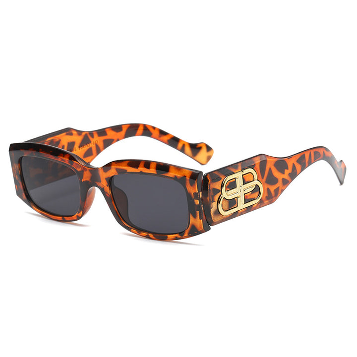 Women's fashionable square sunglasses with luxurious frame accents Kalsten
