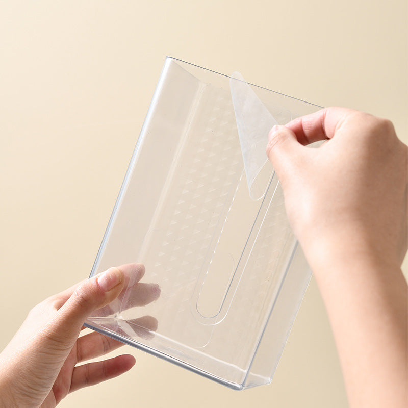 Multifunctional portrait acrylic storage container with viewing slot