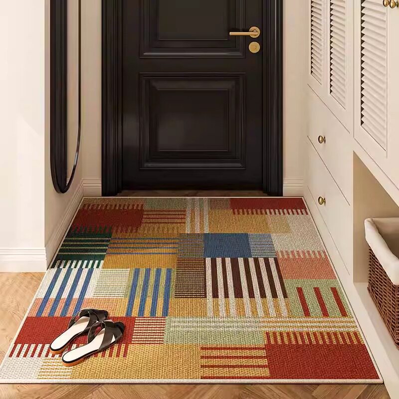 Geometric Patterned Entrance Mat for Doors