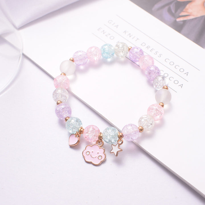 Whimsical Beaded Charm Bracelet Kalsten