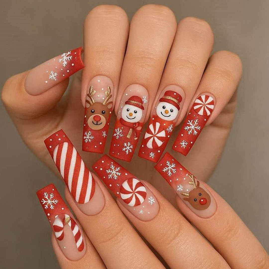 Festive 3D Holiday Nail Art Set Kalsten