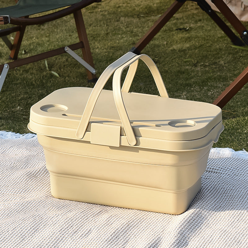 Versatile Outdoor Picnic Storage Basket Kalsten