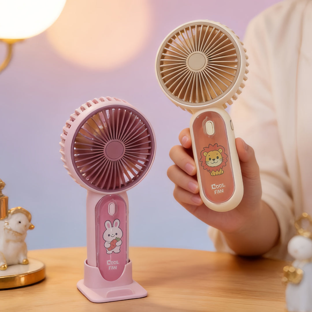 Portable USB Hand Fan in Cute Fox Design Kalsten