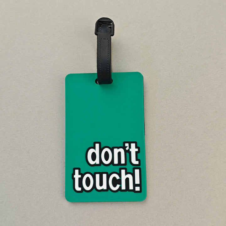Unisex Luggage Tag with Eye-Catching Warning Message Kalsten