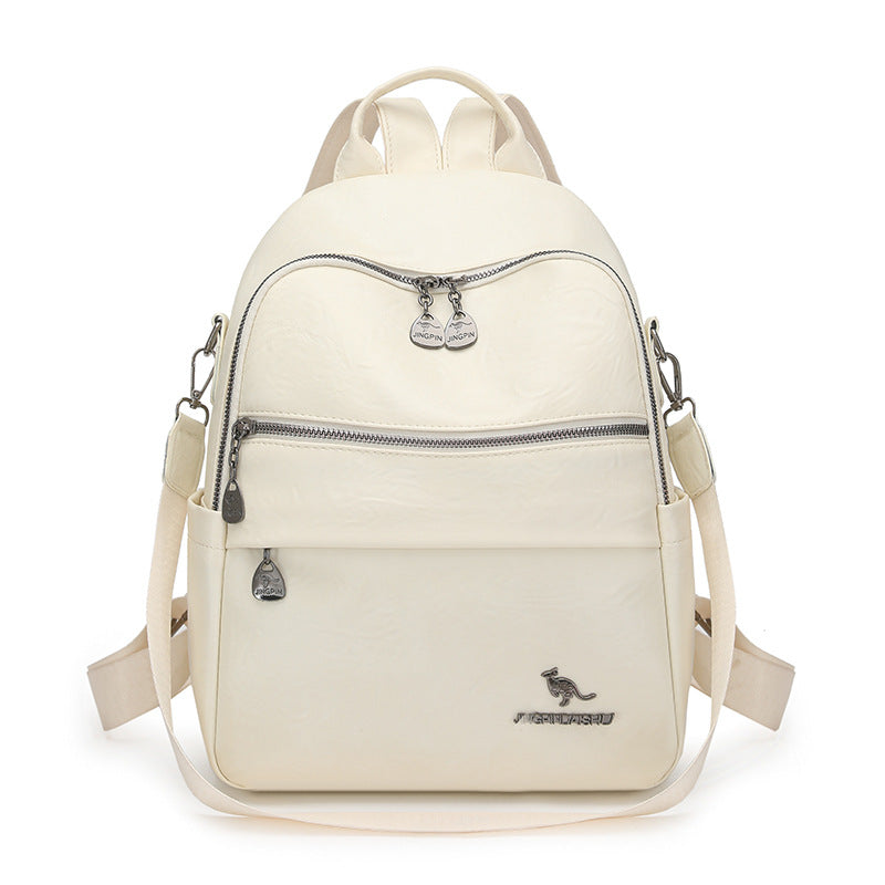 Luxurious Retro Leather Backpack Kalsten
