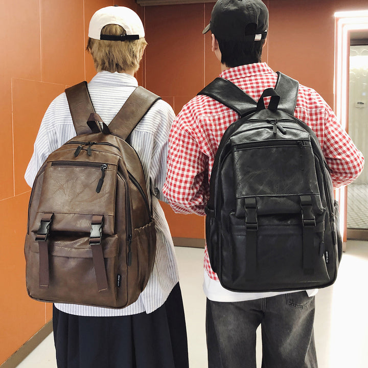 Stylish Multi-Functional Leather Backpack Kalsten
