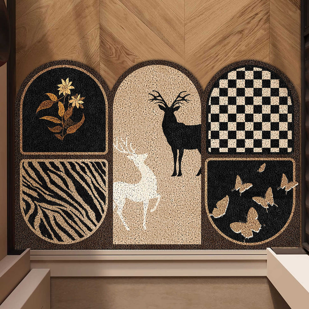 Cute Bear-Themed Welcome Mat