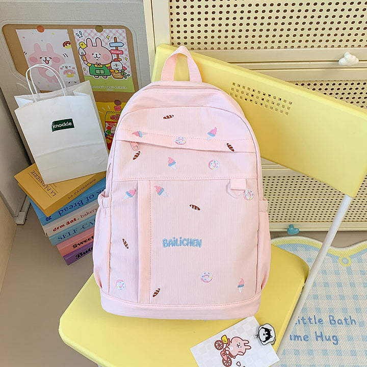 Cute Embroidered Backpack Kalsten