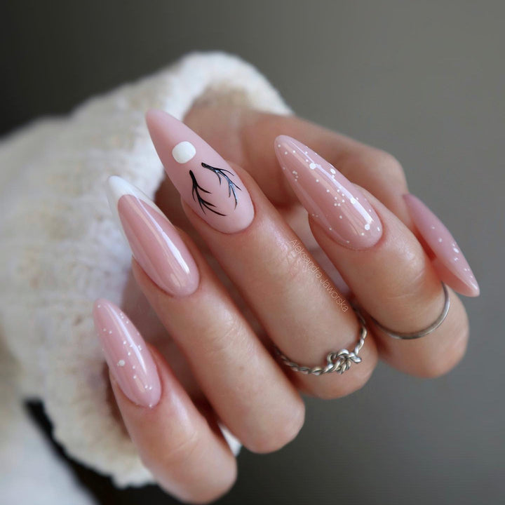 Artistic Long Stiletto Nail Enhancements Kalsten