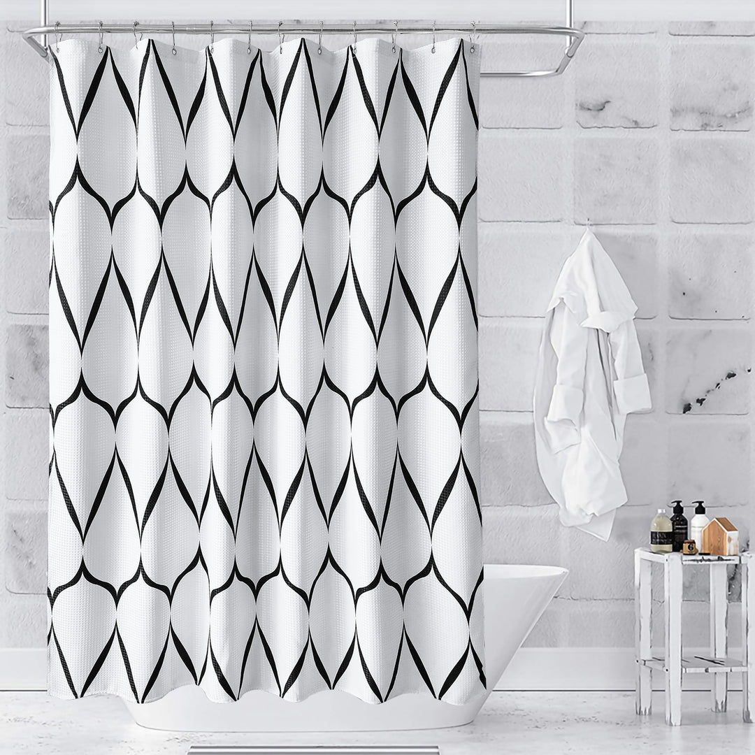 Geometric Pattern Shower Curtain Kalsten