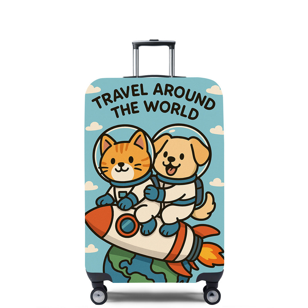 Unisex hard shell travel suitcase with cute animal design Kalsten