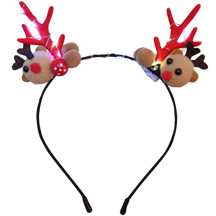 Festive Reindeer Antler Headband