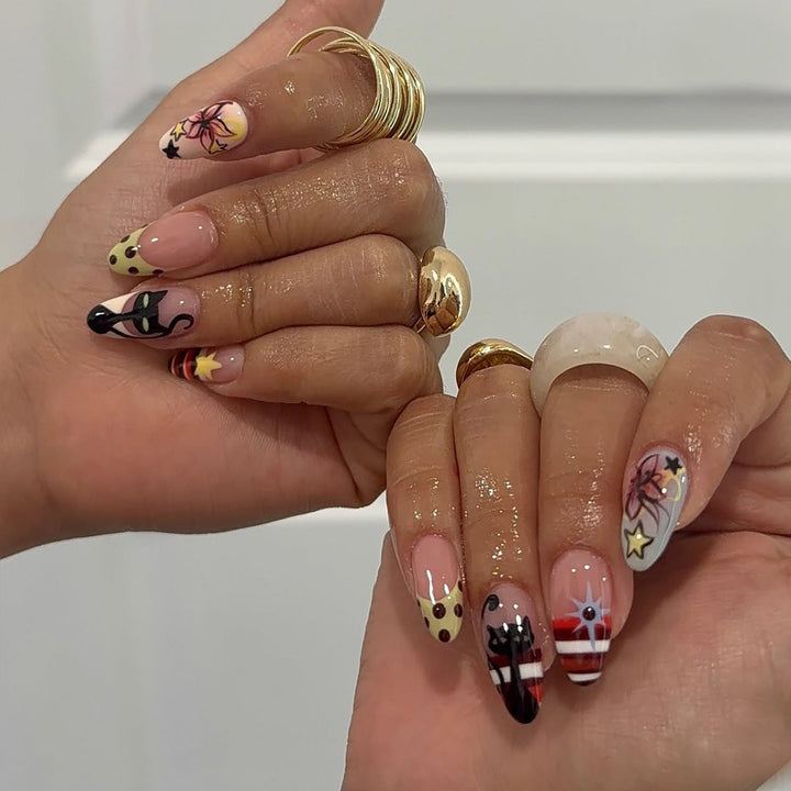 Creative Abstract Nail Art