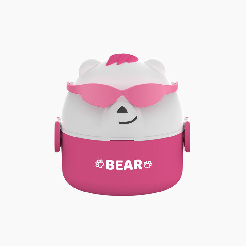 Cute Bear-Themed Bento Lunch Box
