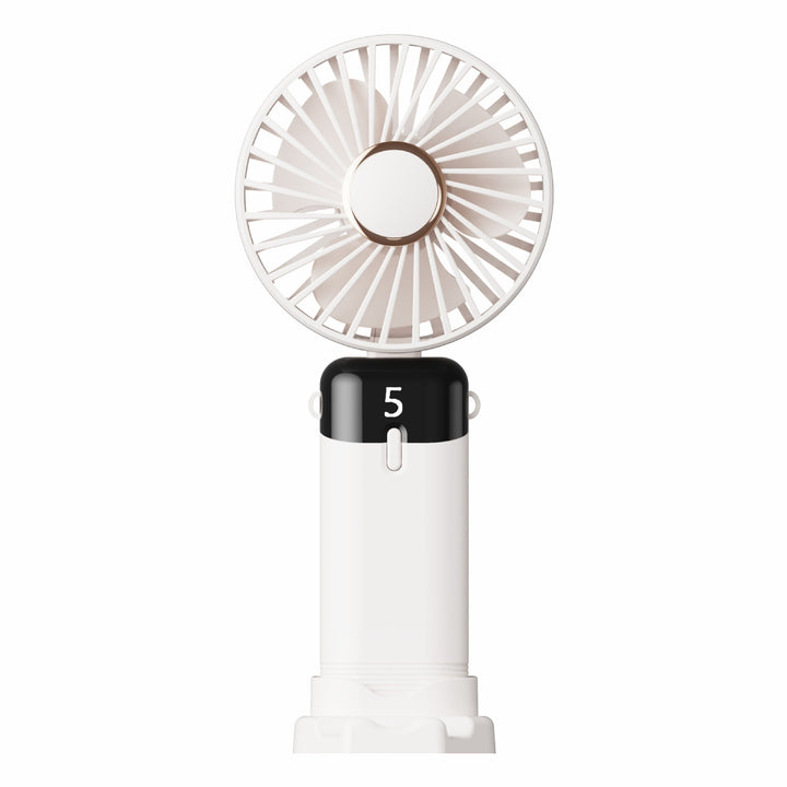 Unisex nan rechargeable portable handheld and desk fan with LED battery indicator Kalsten