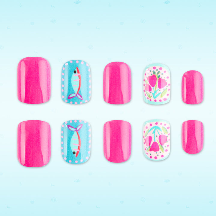 Artistic Floral Nail Art Kalsten