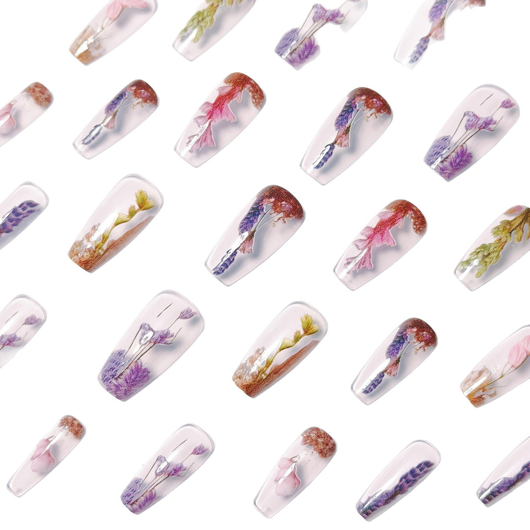 Floral Dipped Nail Art Kalsten