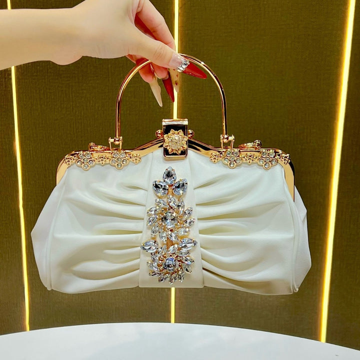 Ornamented Vintage-Inspired Evening Bag
