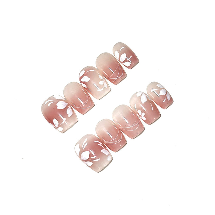 Artistic Floral Design Press-On Nails  1791773657