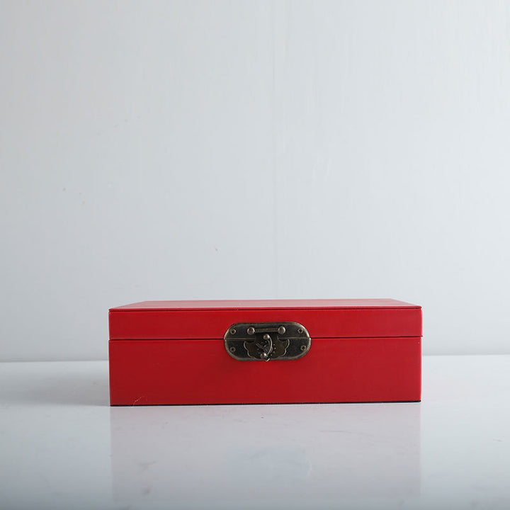 Decorative Storage Boxes with Textured Braided Accents