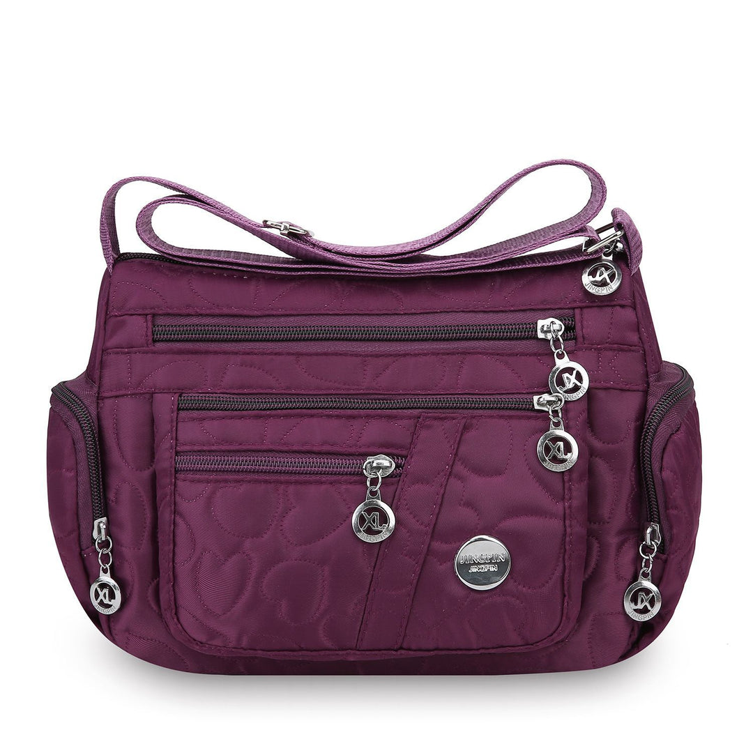 WoQuilted Crossbody Messenger Bag