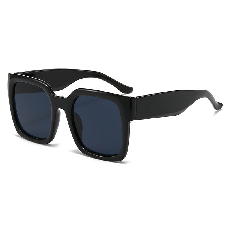Women's square sunglasses with stylish transparent frame and soft color gradient Kalsten