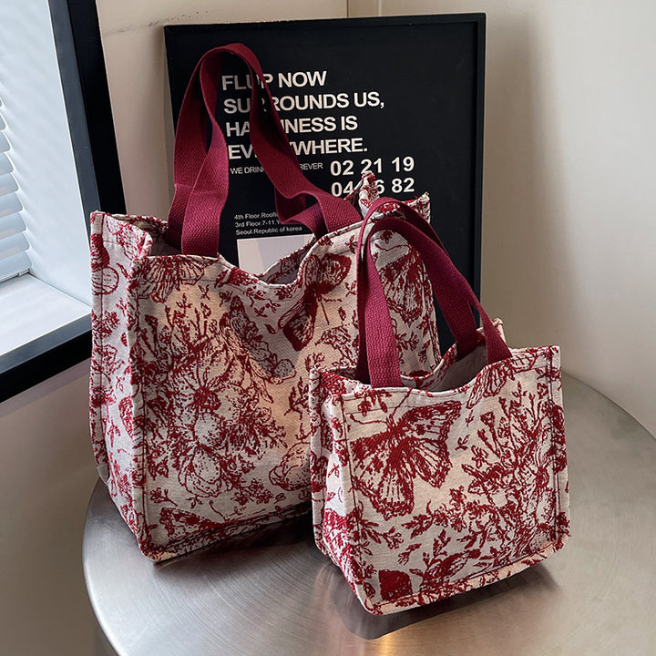 Floral Decorative Tote Bag