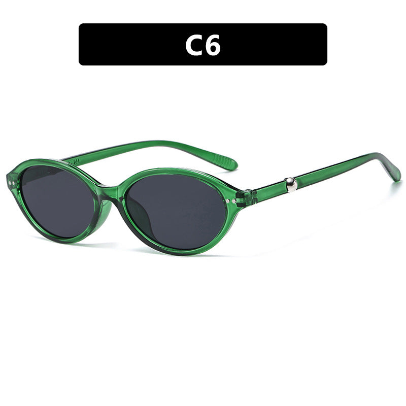 Women trendy sunglasses in oval design with UV protection Kalsten
