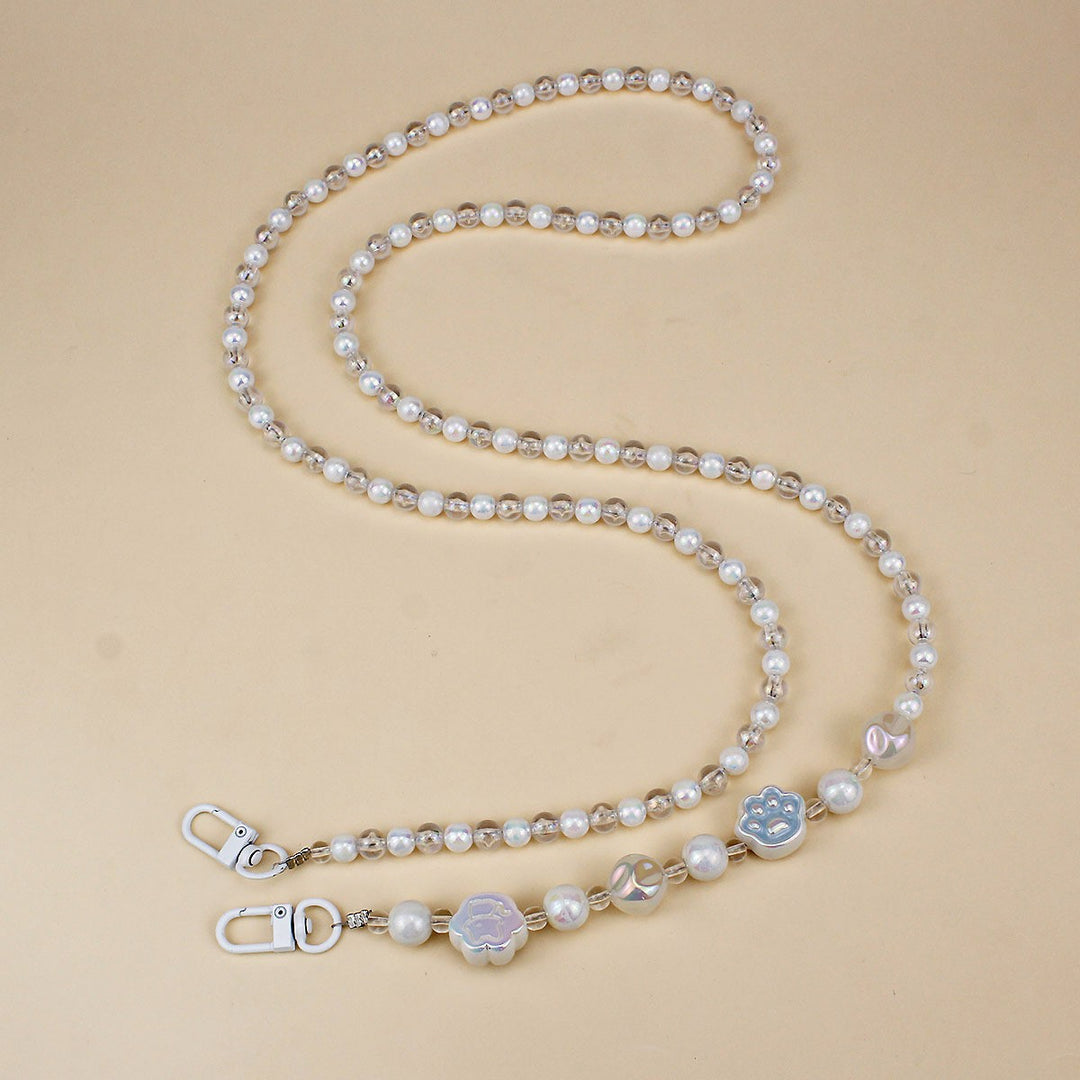 Stylish Pearl and Chain Necklace Kalsten
