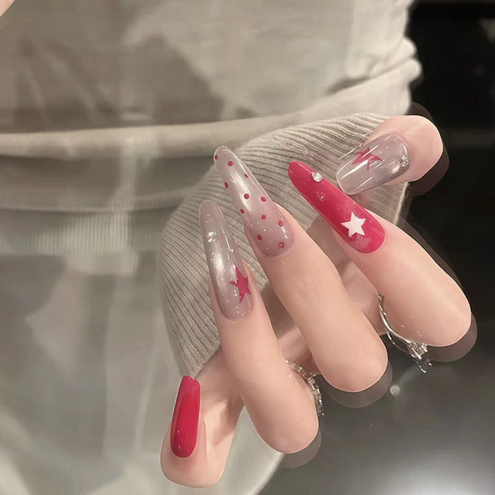Artistic Glitter Nail Art Extensions