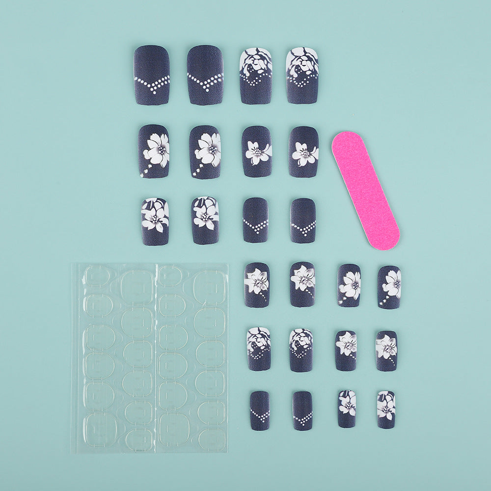 Artificial nails with elegant floral designs Kalsten