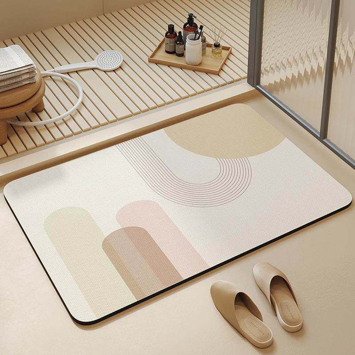 Decorative Oval Bath Mat